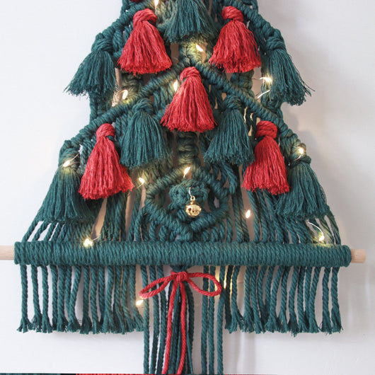 Tapiz Navideño Tejido a Mano Estilo Nórdico - Image 4