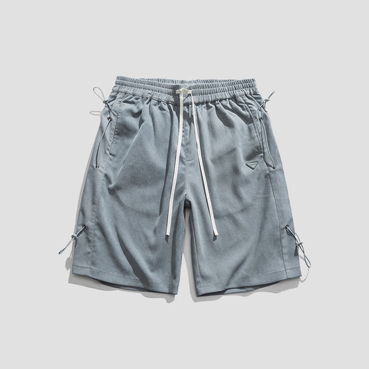 Pantalones Cortos Overol Japoneses Marca Tide - Shorts Sueltos de Verano Talla Única