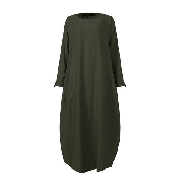 Vestido Camisa de Manga Larga - Image 15