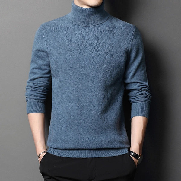 Suéter de Lana Gruesa para Hombre - Abrigo Perfecto para Otoño e Invierno - Image 10