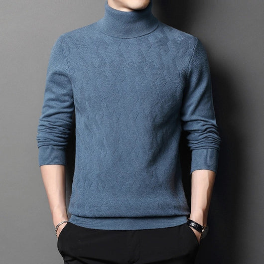 Suéter de Lana Gruesa para Hombre - Abrigo Perfecto para Otoño e Invierno - Image 10