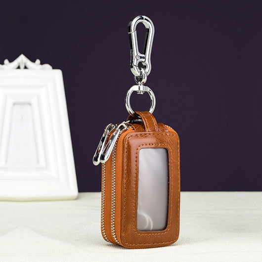 Estuche para Llaves de Cuero Genuino con Doble Cierre - Image 5