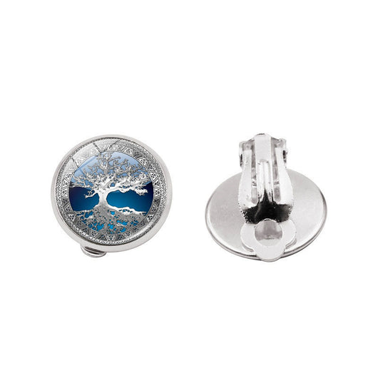 Aretes Árbol de la Vida con Gema Brillante - Image 30