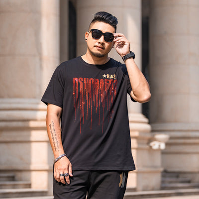 Camiseta Manga Corta Perforada Estilo Europeo y Americano