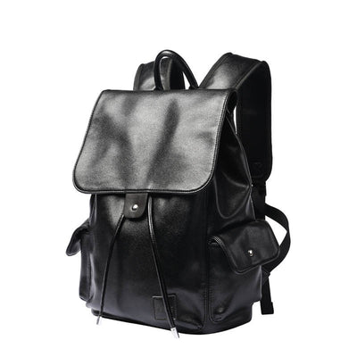 Mochila de Cuero para Hombre Estilo Coreano - Bolso Ejecutivo Convertible con Diseño Moderno - Image 2