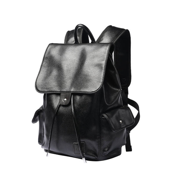 Mochila de Cuero para Hombre Estilo Coreano - Bolso Ejecutivo Convertible con Diseño Moderno