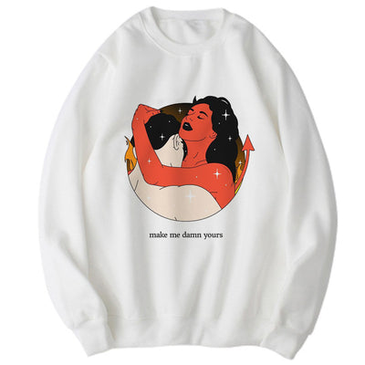 Suéter Harajuku Retro Talla Grande Manga Larga - Image 23