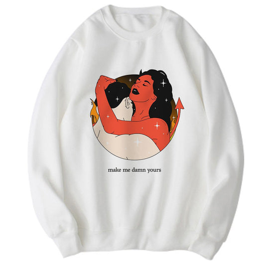 Suéter Harajuku Retro Talla Grande Manga Larga - Image 23