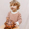 Suéter Navideño Infantil con Patrón de Onda - Cuello Redondo para Otoño e Invierno