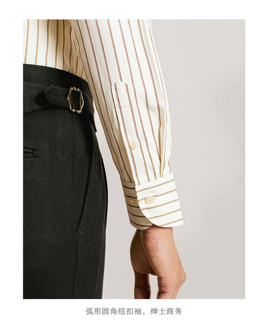 Camisa Retro Japonesa Hombre Otoño Manga Larga - Image 8