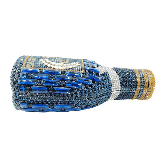 Bolso de Cena Elegante con Diseño de Botella de Champagne y Mano de Diamantes - Image 62