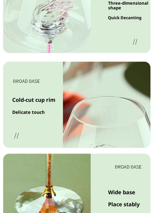 Copa de Vino Tinto Cisne Transparente Estilo Minimalista - Image 18