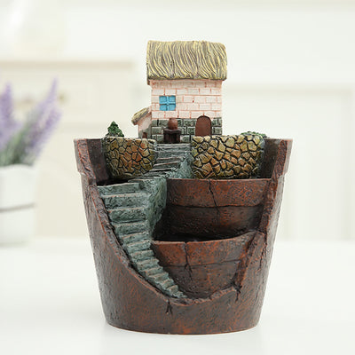 Maceta Decorativa con Suculentas - Miniatura de Jardín y Bonsái - Image 9