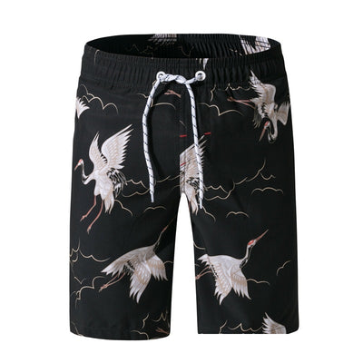 Pantalones de Playa Estampados Stretch Casual Talla Grande para Hombre