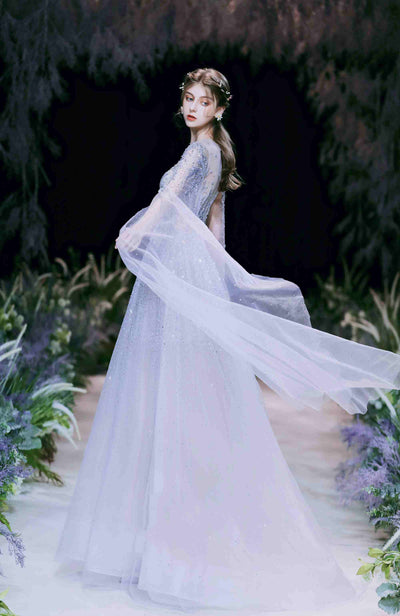 Vestido de Noche Lujo Minimalista para Bodas y Eventos - Image 6
