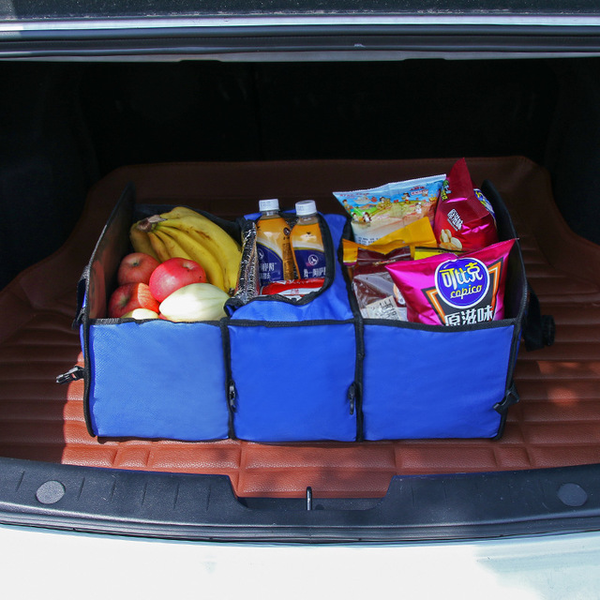 Caja de almacenamiento plegable para maletero de auto