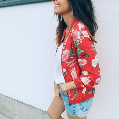 Chaqueta de Uniforme de Béisbol con Estampado - Image 2