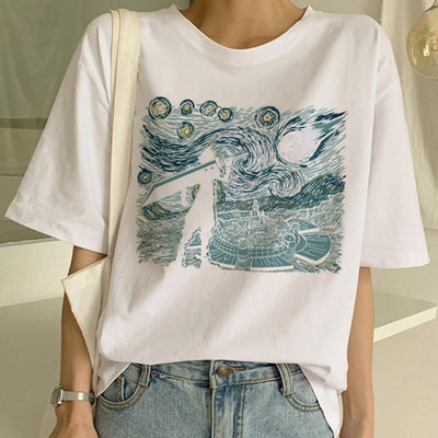 Playera Estampada con Obra Maestra de Van Gogh - Image 23