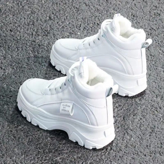 Zapatillas Deportivas Plus Mujer con Algodón Grueso y Terciopelo - Image 4