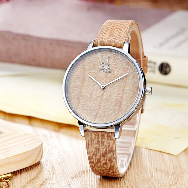 Reloj de Cuarzo para Mujer con Agujas de Madera - Image 19