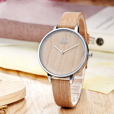 Reloj de Cuarzo para Mujer con Agujas de Madera - Image 19