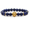 Golden lion bracelet Azul