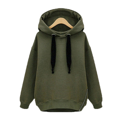 Sudadera Mujer con Capucha Suelta y Manga Larga - Image 6