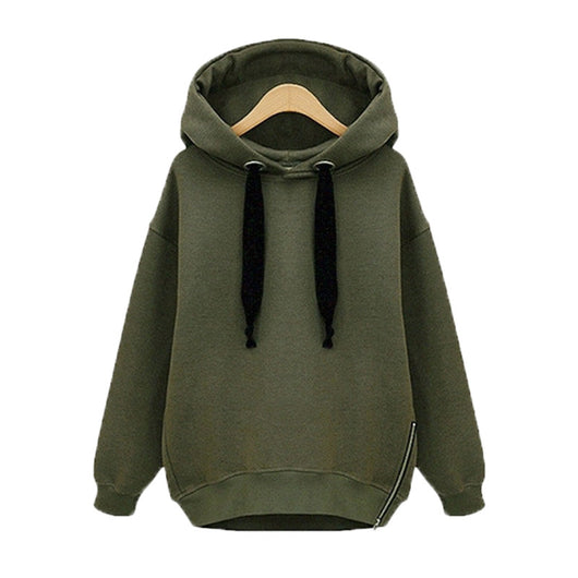 Sudadera Mujer con Capucha Suelta y Manga Larga - Image 6