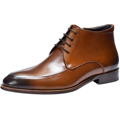 Botas Formales de Cuero Genuino Premium - Zapatos Ejecutivos de Altura - Image 4