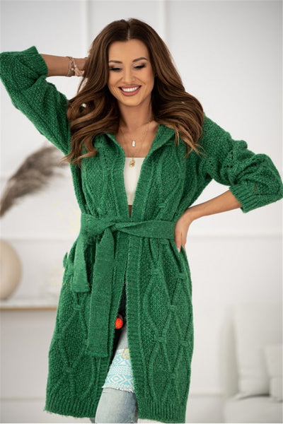 Cardigan Tejido Amazon de Manga Larga - Suéter Casual Versátil - Image 13