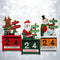 Adornos Navideños de Madera con Calendario