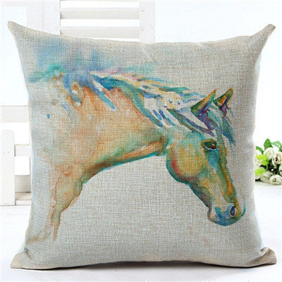 Funda de Almohada con Estampado de Caballos - Image 10