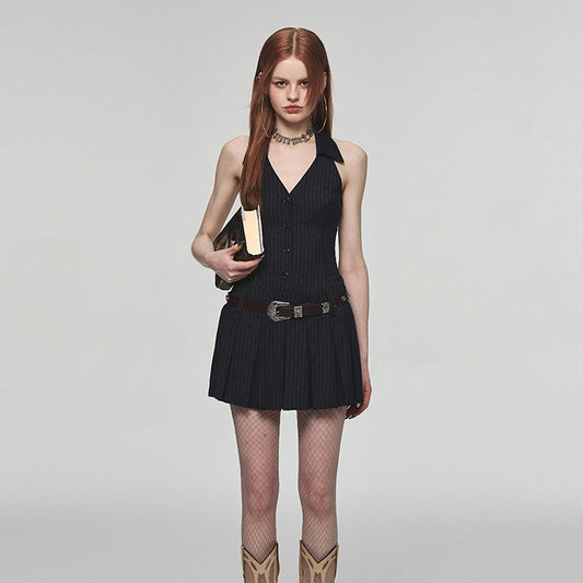 Vestido Kikyo Francés Hombro Descubierto Estilo Atrevido
