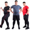 Conjunto de Fitness Elástico de Secado Rápido para Hombre Talla Grande