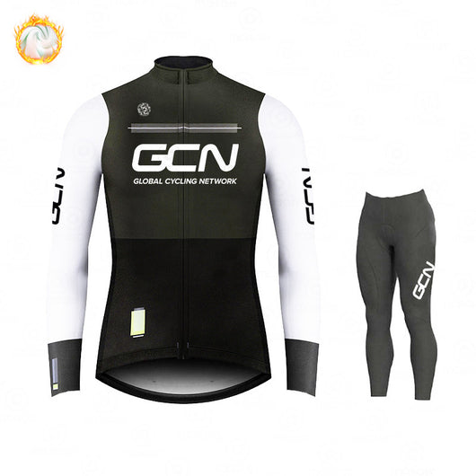 Jersey de Ciclismo Fleece Manga Larga - Serie Invierno GCN - Image 16