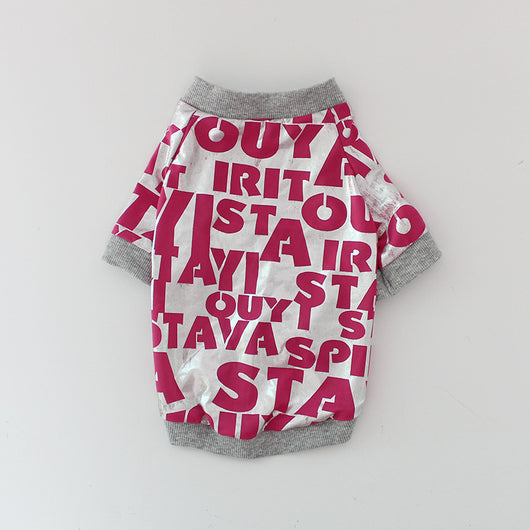 Camiseta Dog Tide con Letras - Colección Primavera Verano Europa y USA - Image 13