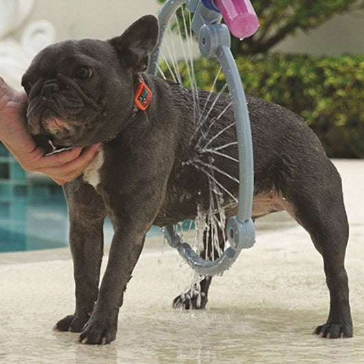Manguera Plegable de Limpieza con Un Solo Botón para Baño de Mascotas - Image 3