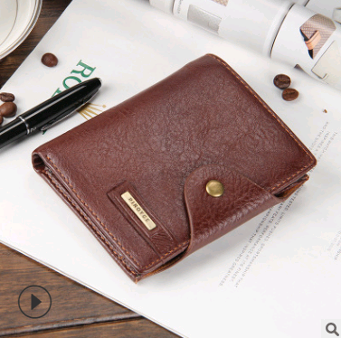 Billetera Corta Multifunción para Hombre Estilo Europeo y Americano - Image 8
