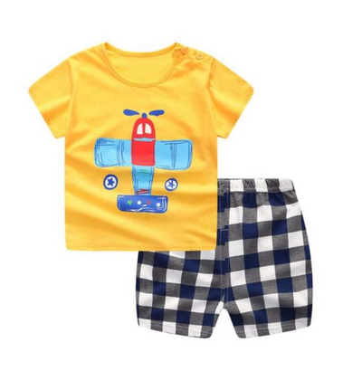 Conjunto de Verano para Niños - Playera y Shorts de Algodón con Diseños Animados - Image 10