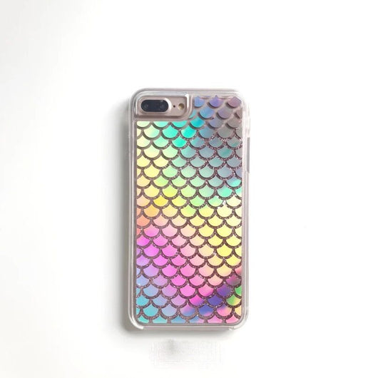 Funda para iPhone Xs Max Estilo Coreano con Escala Láser Multicolor