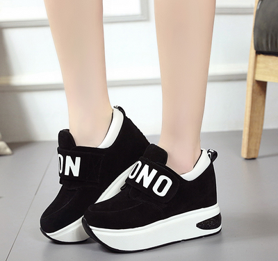 Zapatillas Deportivas Casuales Mujer con Plataforma Gruesa y Velcro - Image 4