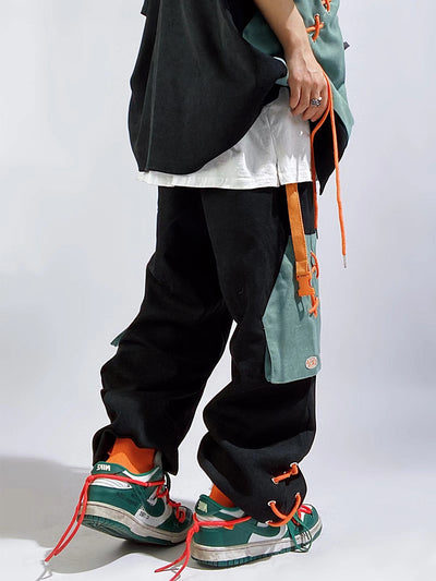 Pantalones Corte Holgado Talla Grande con Diseño Estructurado - Image 9