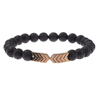 Pulsera de Piedra Natural Volcánica con Magnetismo para Hombre y Mujer - Image 7