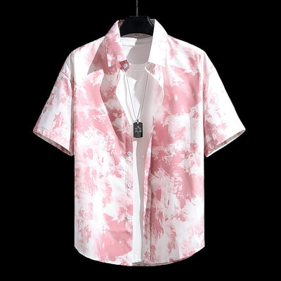 Camisa Estampada Transpirable Ice Silk para Hombre - Colección Premium Verano - Image 24