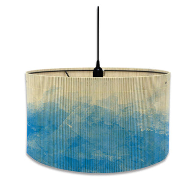 Lámpara de Techo Bambú con Degradado Acuarela - Decoración Artística E27 - Image 12