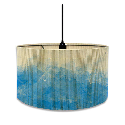Lámpara de Techo Bambú con Degradado Acuarela - Decoración Artística E27 - Image 12