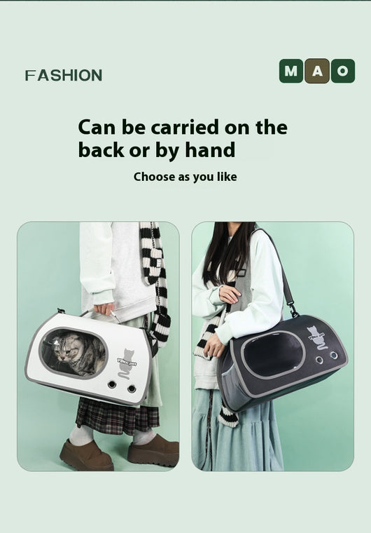 Bolsa Transportadora para Gatos Grande con Soporte y Amplia Capacidad - Image 13
