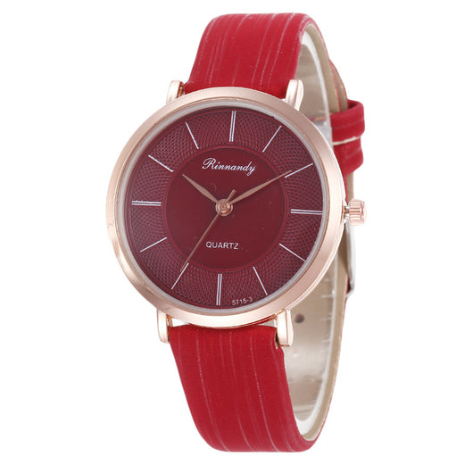 Reloj de Pulsera Cuarzo para Mujer con Correa de Cuero - Image 7