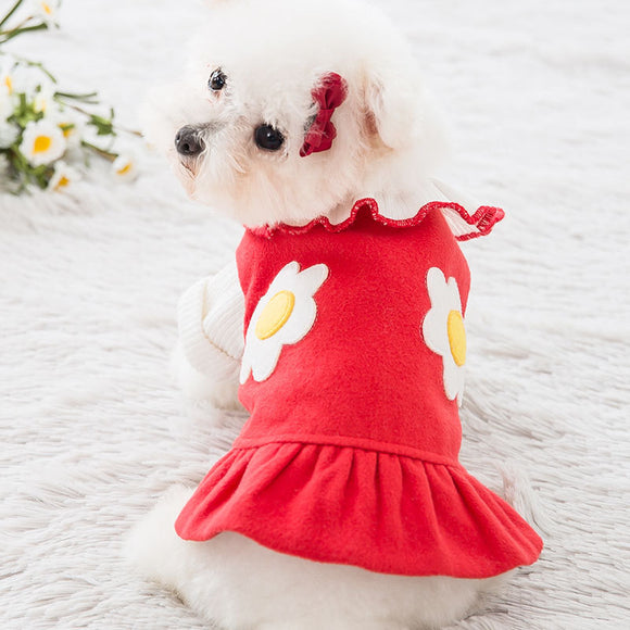 Falda Floral para Mascotas