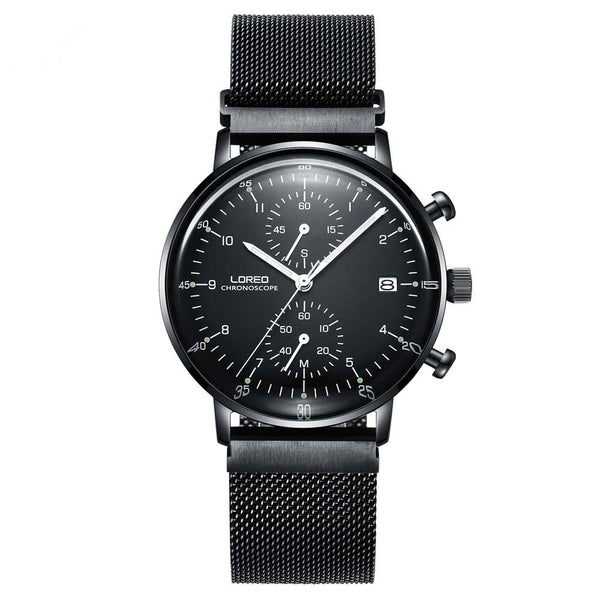 Reloj Deportivo de Cuarzo para Hombre con Banda de Acero Inoxidable Resistente al Agua - Image 24